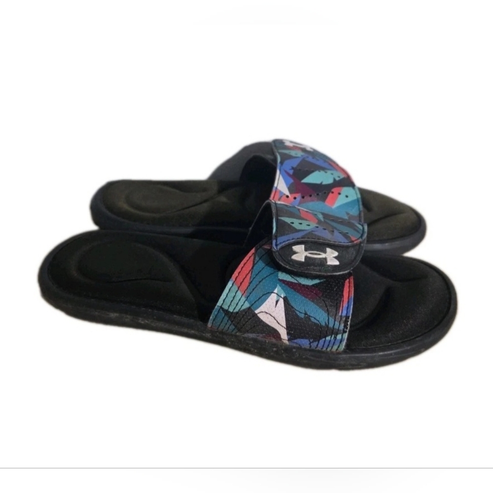 Under Armour UA Ignite Slides Women's Sandals Size 7 Black Shoes